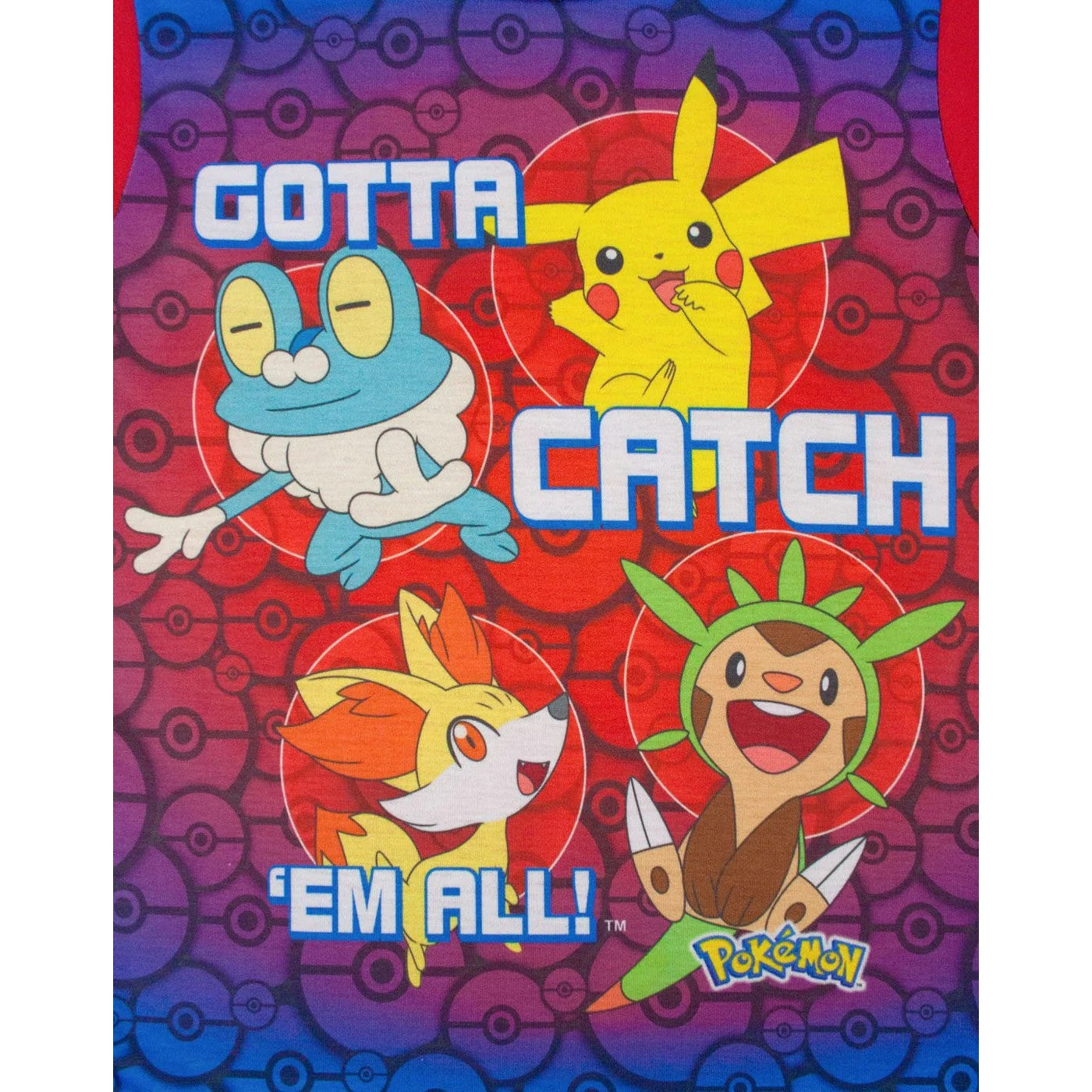 Multicoloured - Side - Pokemon Boys Gotta Catch ´Em All! Short Pyjama Set