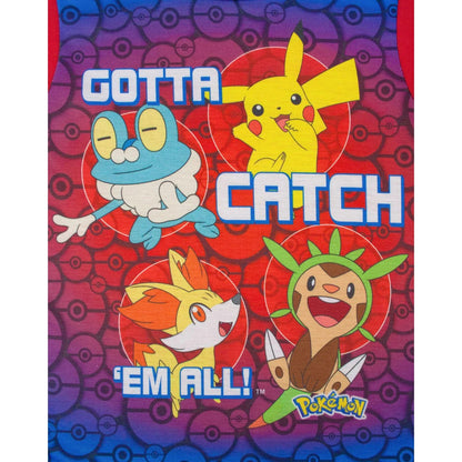 Multicoloured - Side - Pokemon Boys Gotta Catch ´Em All! Short Pyjama Set