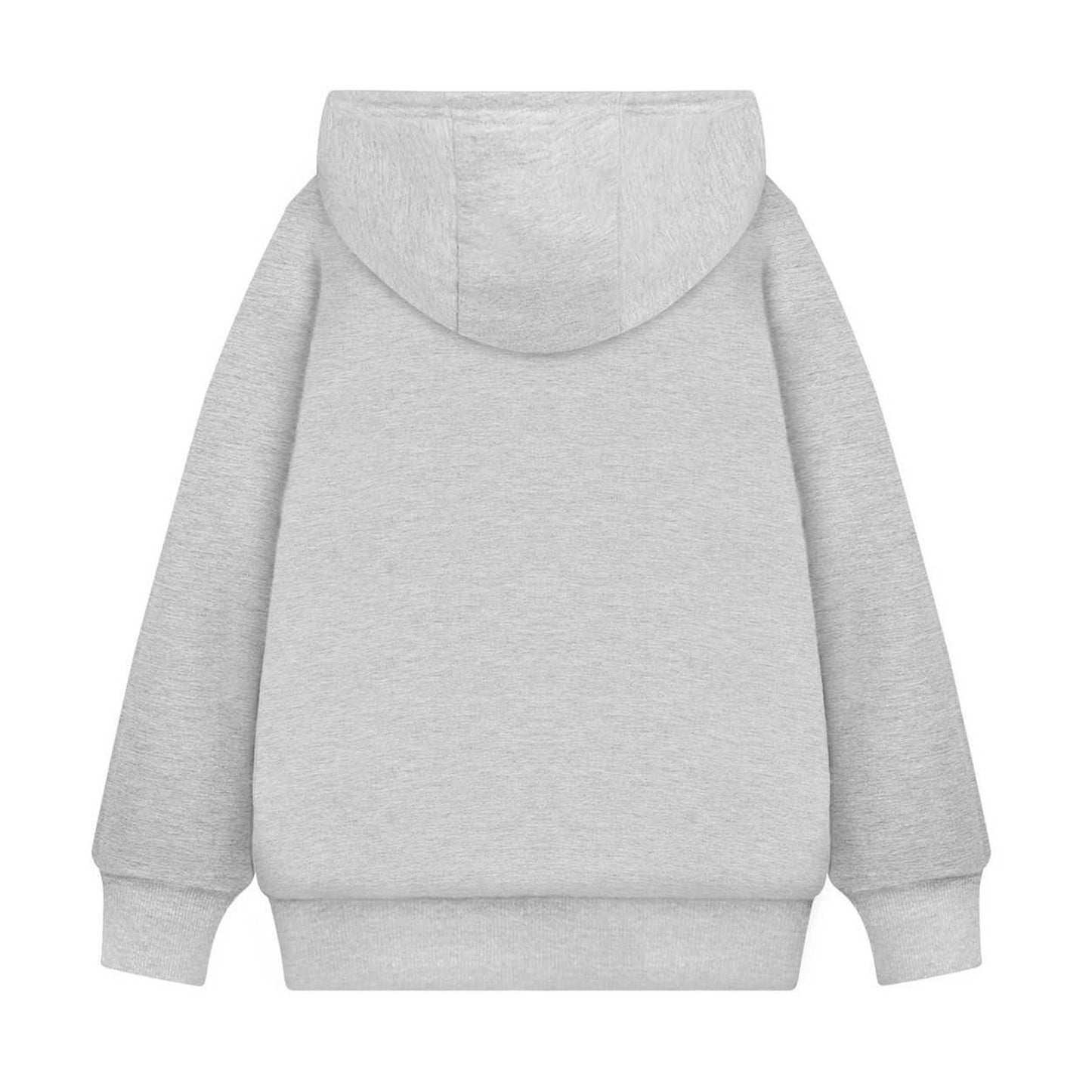 Grey Marl - Back - Lilo & Stitch Girls College Hoodie