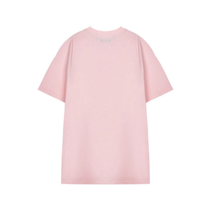 Pink - Back - Barbie Womens-Ladies Logo Short-Sleeved T-Shirt