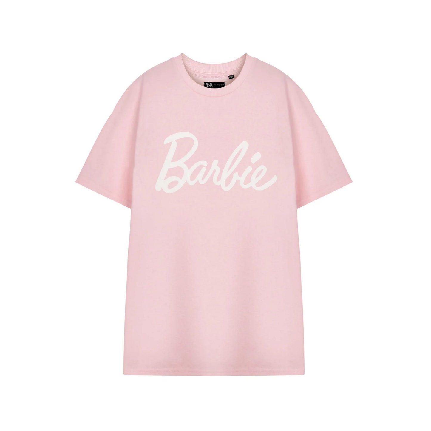 Pink - Front - Barbie Womens-Ladies Logo Short-Sleeved T-Shirt