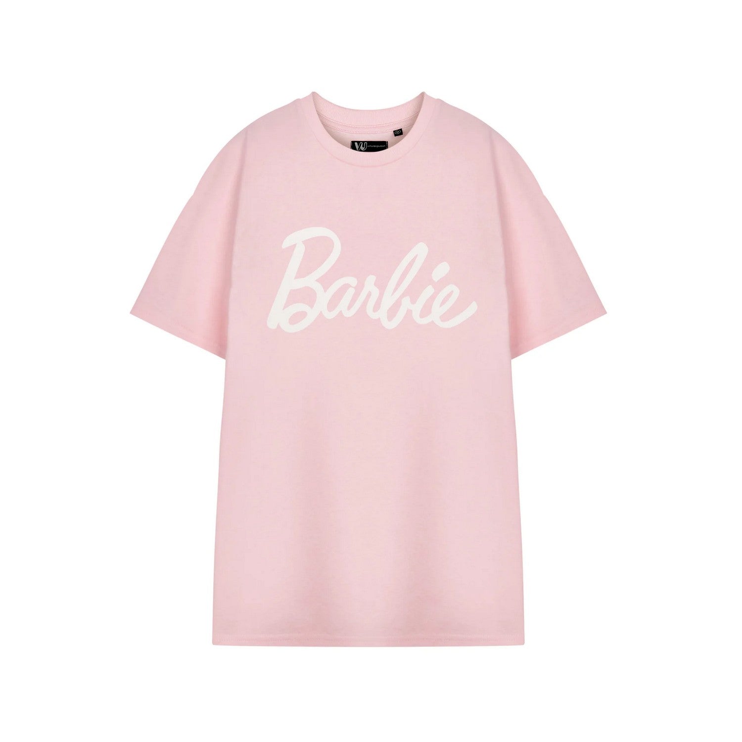 Pink - Front - Barbie Womens-Ladies Logo Short-Sleeved T-Shirt
