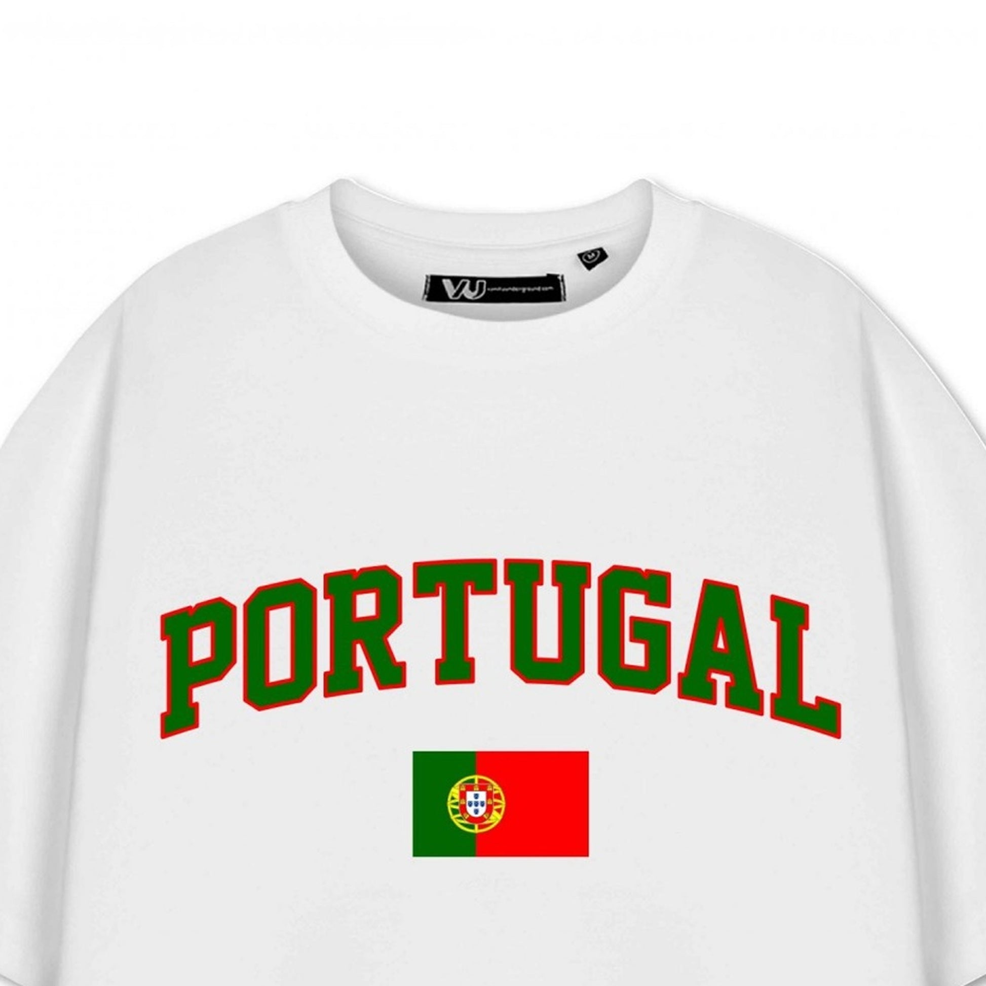 White - Back - Show Me The Merch Unisex Adult Portugal Short-Sleeved T-Shirt