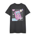 Charcoal - Front - Pusheen Womens-Ladies Gameboy Short-Sleeved T-Shirt