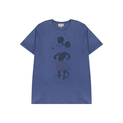 Black - Front - Mickey Mouse Unisex Adult Short-Sleeved T-Shirt