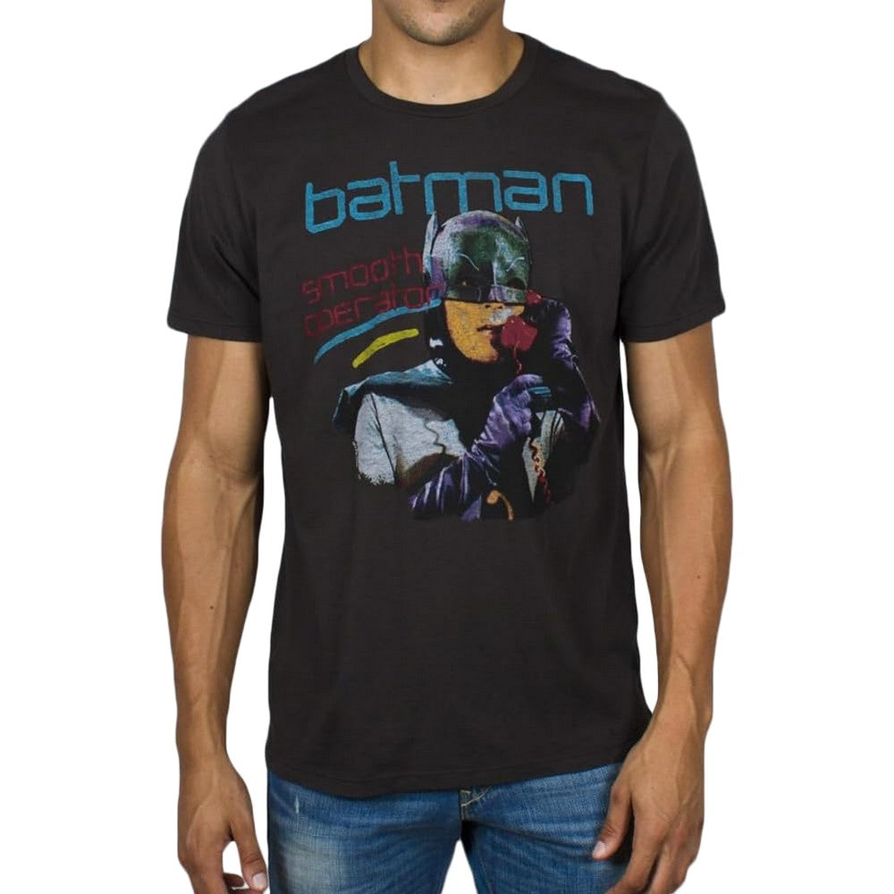 Black - Back - Batman Unisex Adult Short-Sleeved T-Shirt