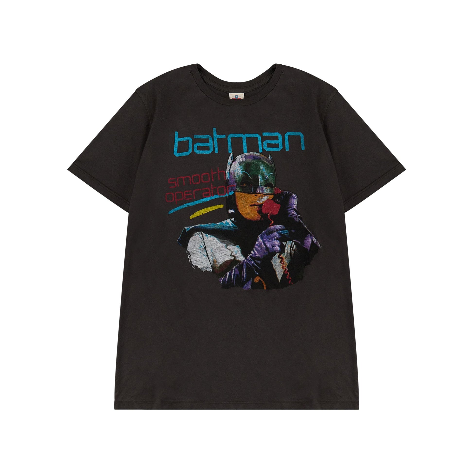 Black - Front - Batman Unisex Adult Short-Sleeved T-Shirt