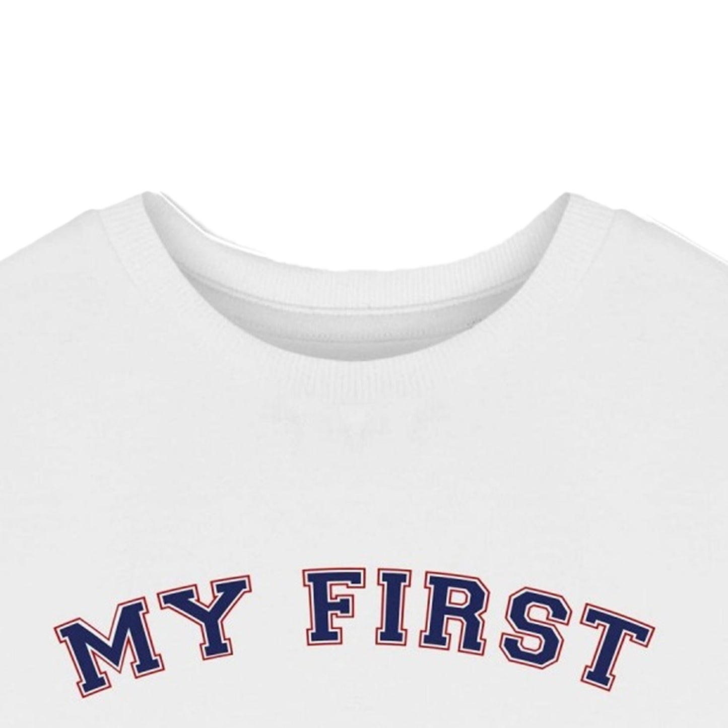 White - Side - Show Me The Merch Childrens-Kids My First Euros 2024 T-Shirt