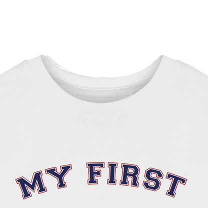White - Side - Show Me The Merch Childrens-Kids My First Euros 2024 T-Shirt
