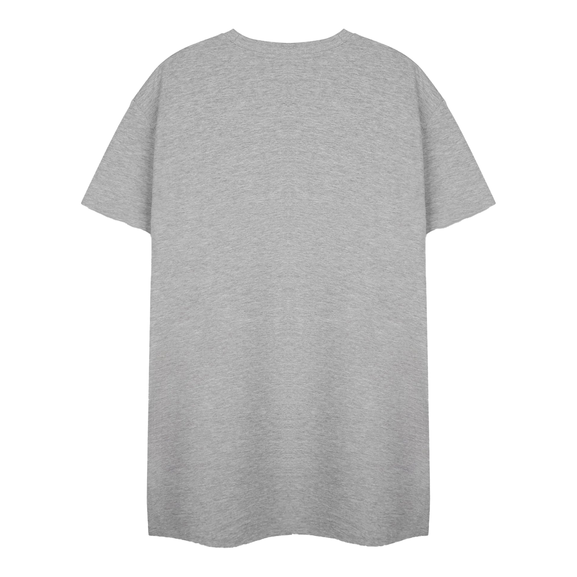 Grey Marl - Back - Barbie Womens-Ladies 59 Sports Club Short-Sleeved Nightdress