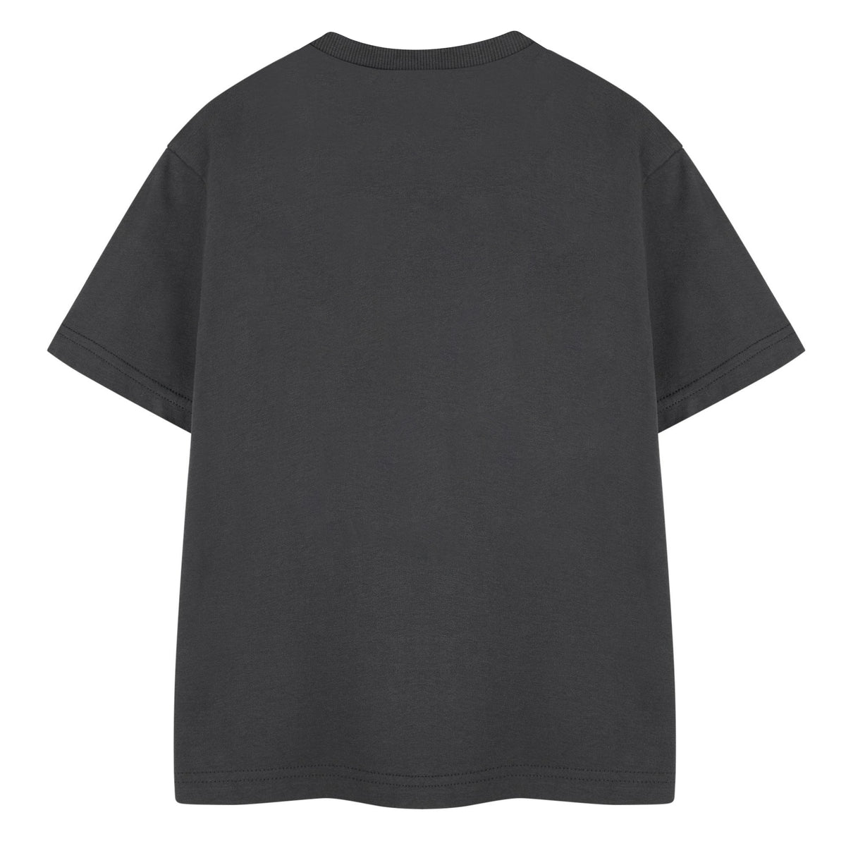 Charcoal - Back - Lilo & Stitch Girls College T-Shirt