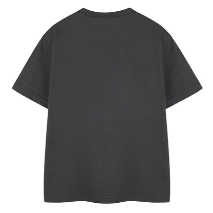 Charcoal - Back - Lilo & Stitch Girls College T-Shirt