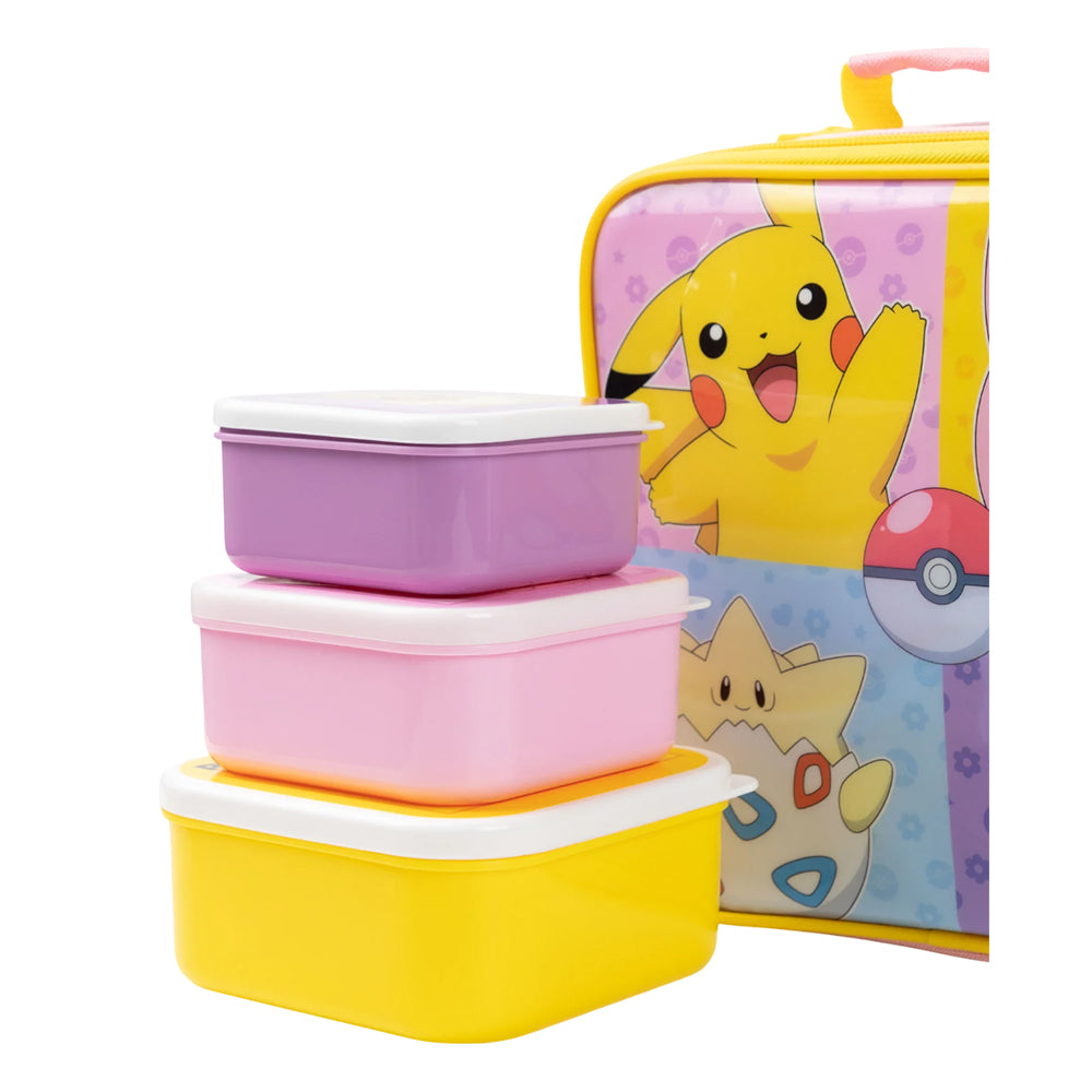 Multicoloured - Lifestyle - Pokemon Girls Pose Lunch Bag and Bottle Set