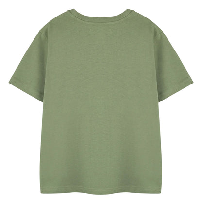Khaki Green - Back - Teenage Mutant Ninja Turtles Boys Cowabunga T-Shirt