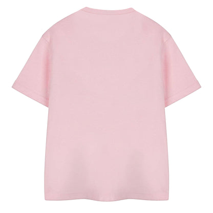 Pink - Back - Paw Patrol Girls Short-Sleeved Birthday T-Shirt