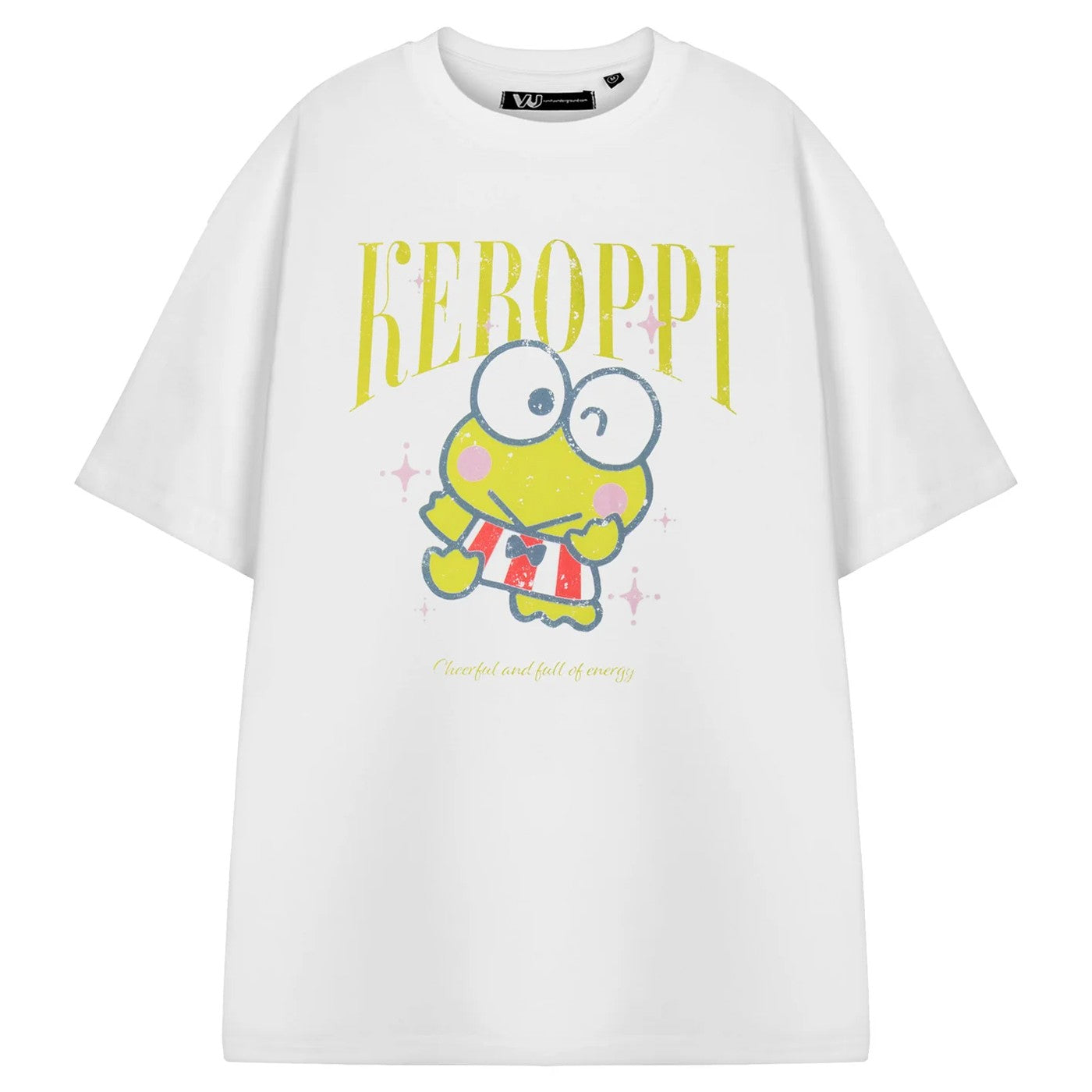 White - Front - Hello Kitty & Friends Womens-Ladies Keroppi Short-Sleeved T-Shirt