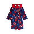Red-Blue - Back - Spider-Man Boys All-Over Print Hooded Robe