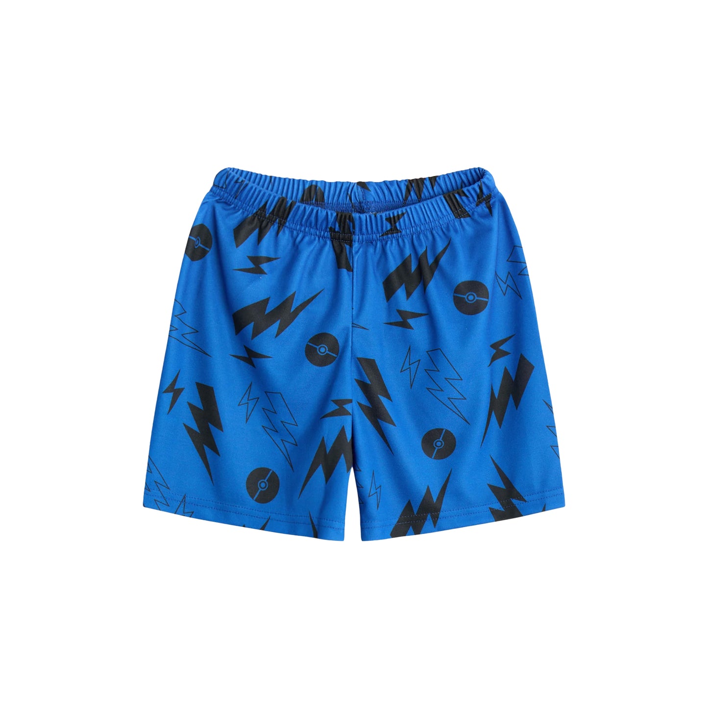 Blue - Side - Pokemon Boys Pikachu Short Pyjama Set
