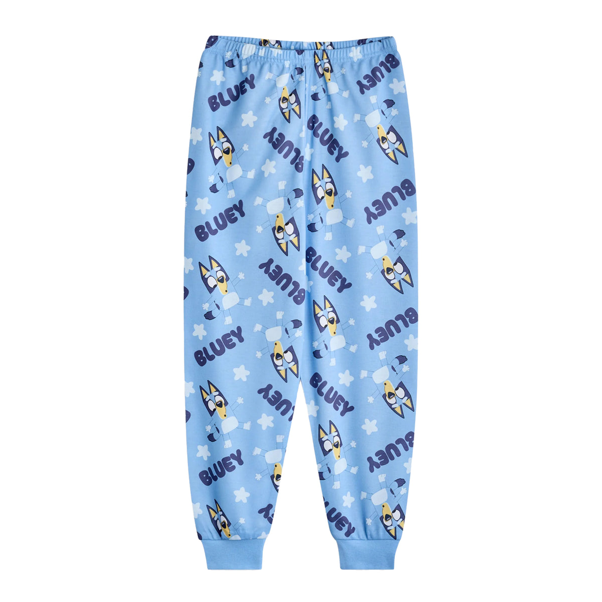 Multicoloured - Pack Shot - Bluey Childrens-Kids Characters Long Pyjama Set (Pack of 2)
