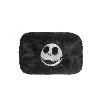 Black - Side - The Nightmare Before Christmas Jack Skellington Make-up Bag & Mirror