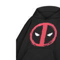 Black - Side - Deadpool Mens Logo Hoodie