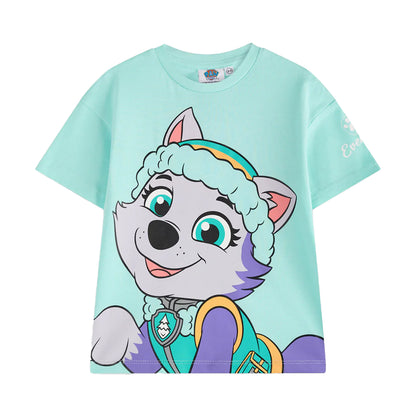 Multicoloured - Side - Paw Patrol Girls Character Short-Sleeved T-Shirt (Pack of 3)