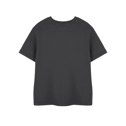 Grey - Back - One Piece Boys Straw Hat Pirates Short-Sleeved T-Shirt