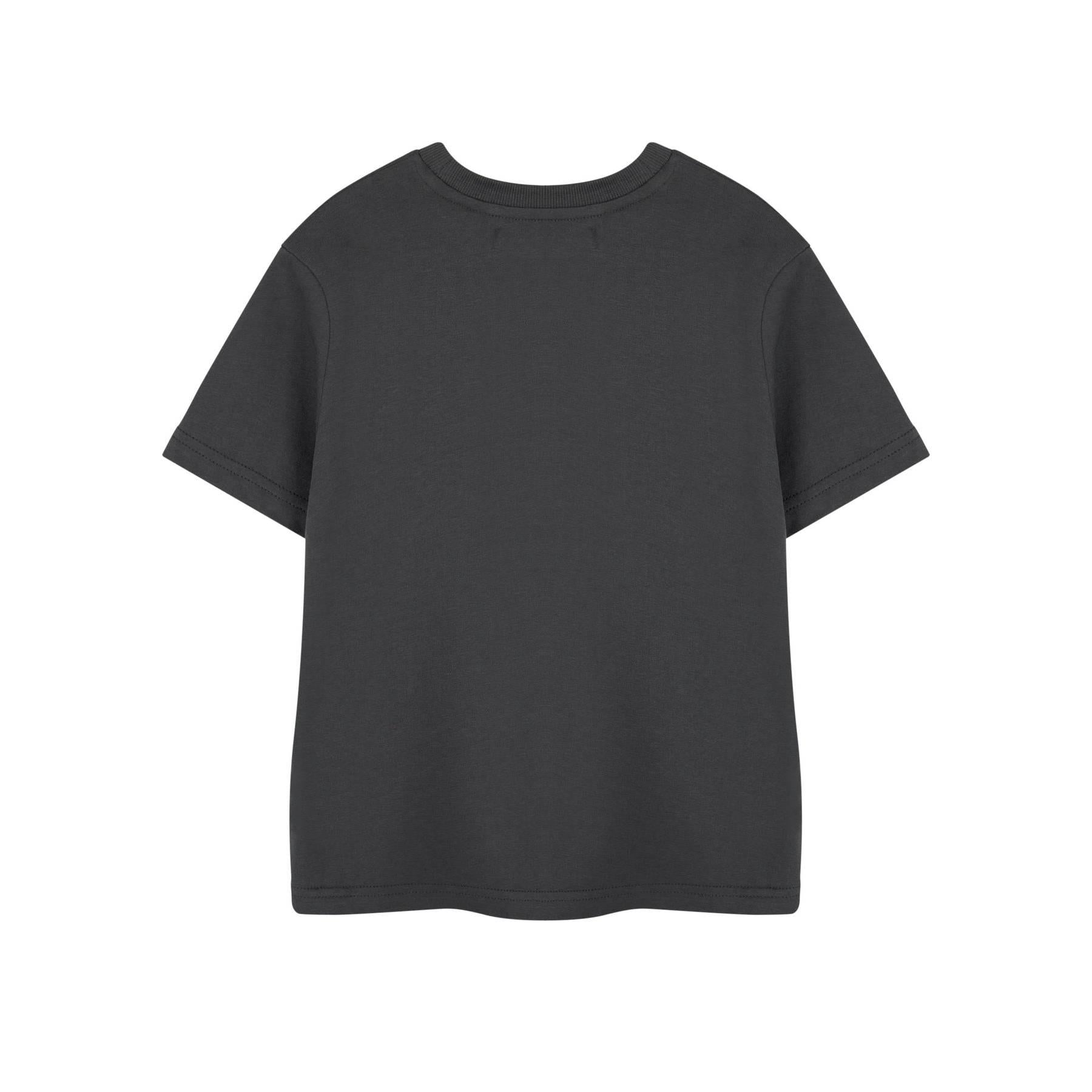 Grey - Back - One Piece Boys Straw Hat Pirates Short-Sleeved T-Shirt