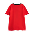 Red-Grey - Back - Spider-Man Boys Face Short-Sleeved Long Pyjama Set