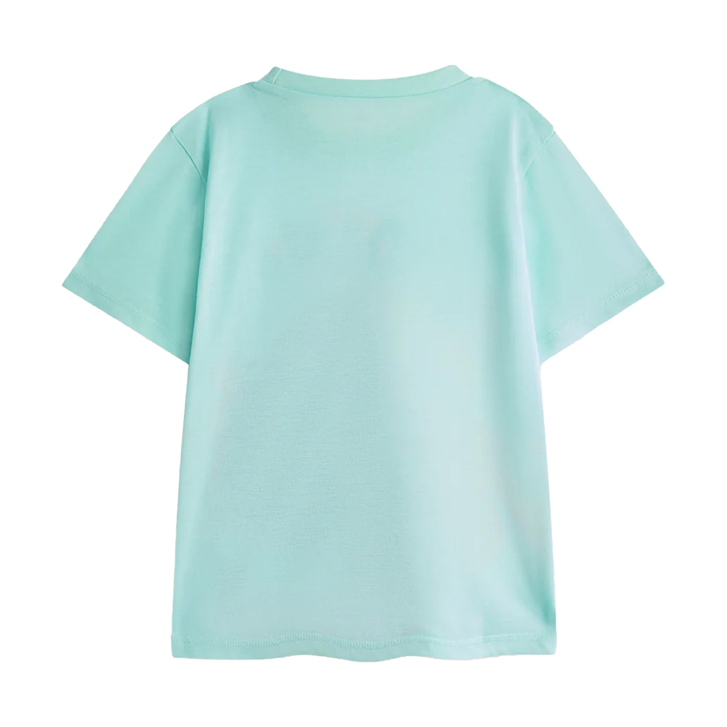 Blue - Back - Moana Girls Short-Sleeved Long Pyjama Set