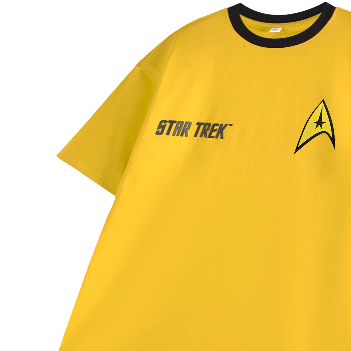 Yellow - Side - Star Trek Mens Uniform Short-Sleeved T-Shirt