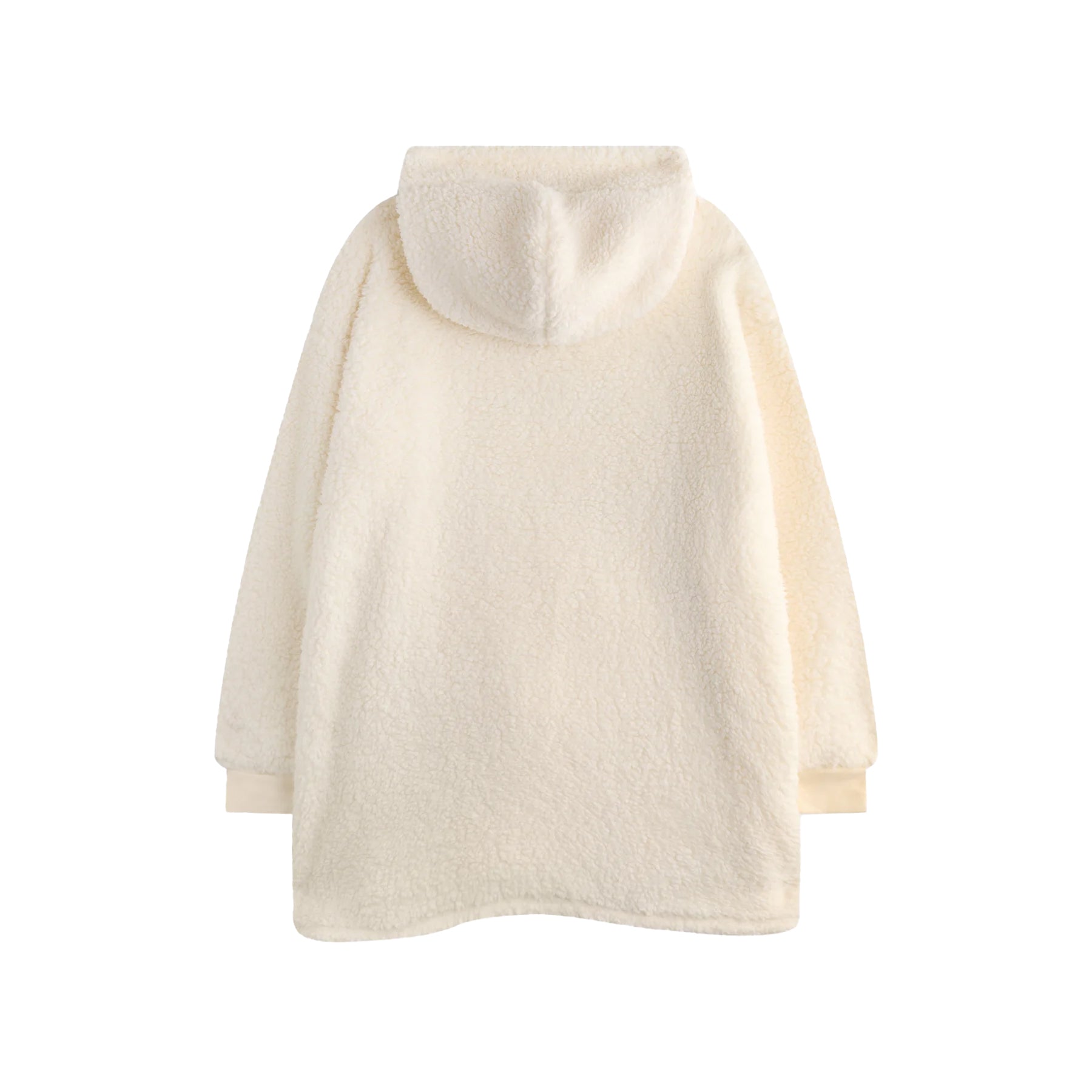 Beige - Back - Harry Potter Womens-Ladies Hedwig Blanket Hoodie