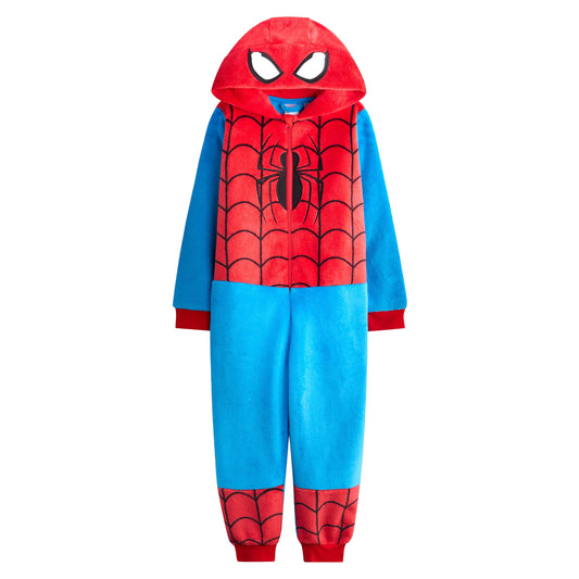 Blue-Red - Front - Spider-Man Childrens-Kids Jumpsuit