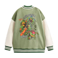 Green - Back - Teenage Mutant Ninja Turtles Boys Cowabunga Bomber Jacket