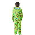 Green - Back - Teenage Mutant Ninja Turtles Boys Masks Jumpsuit