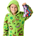 Green - Side - Teenage Mutant Ninja Turtles Boys Masks Jumpsuit