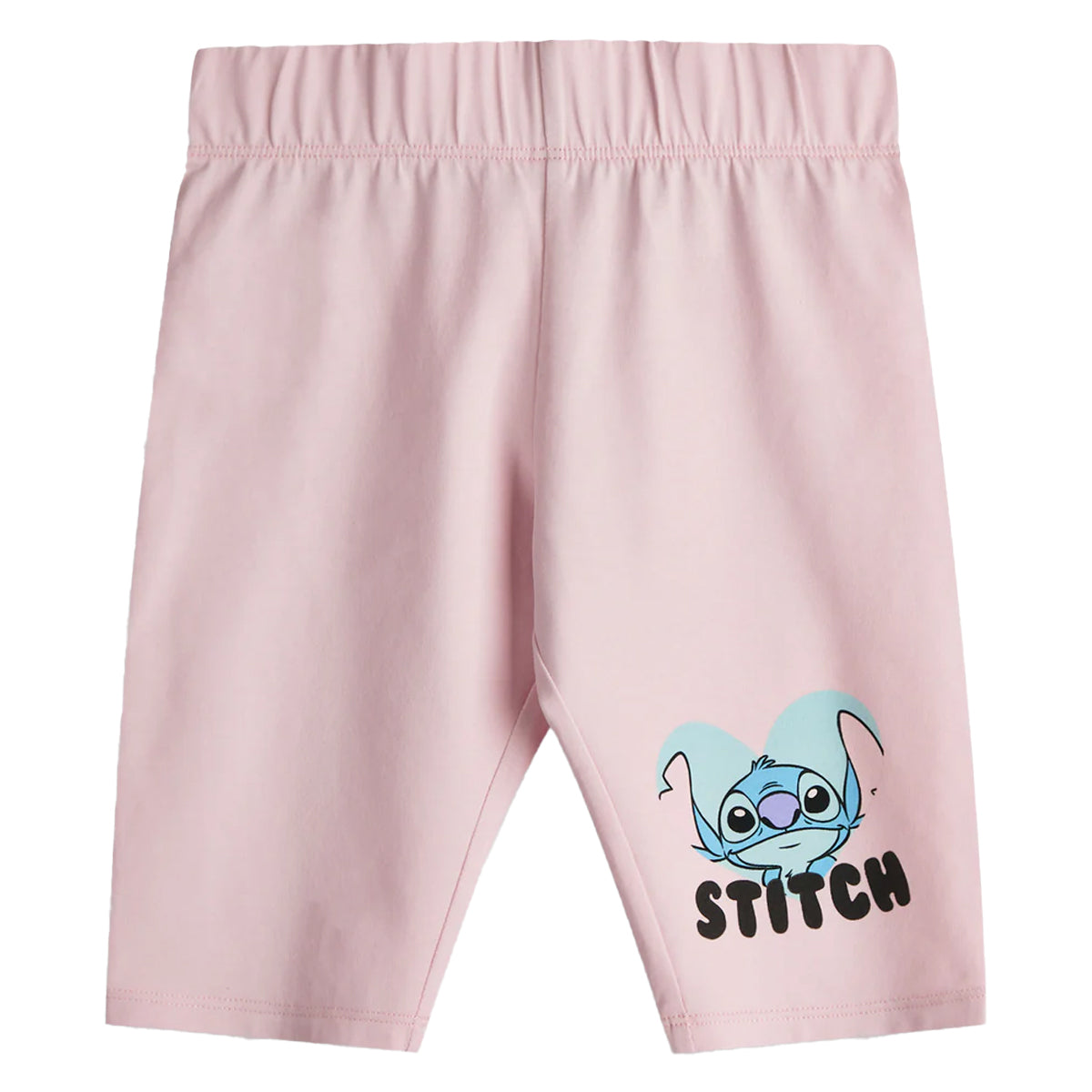 Dark Grey-Pink - Side - Lilo & Stitch Girls Character T-Shirt & Shorts Set