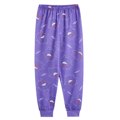 Multicoloured - Side - Pokemon Boys Characters Short-Sleeved Long Pyjama Set (Pack of 3)