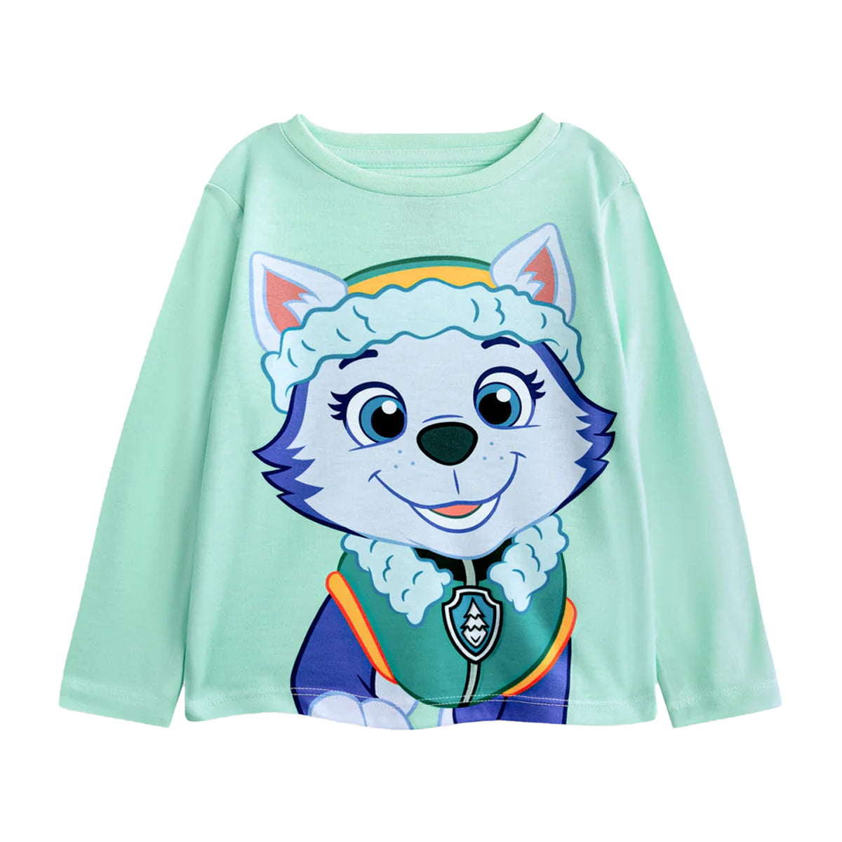 Sky Blue-Pink - Back - Paw Patrol Girls Skye & Everest Long-Sleeved Long Pyjama Set (Pack of 2)