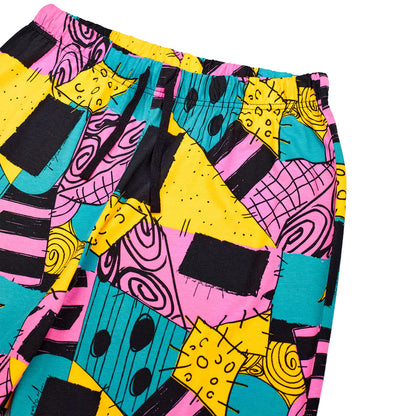 Multicoloured - Side - The Nightmare Before Christmas Mens Sally Lounge Pants