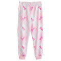 Pink - Side - Barbie Girls Winter Ski Long-Sleeved Long Pyjama Set