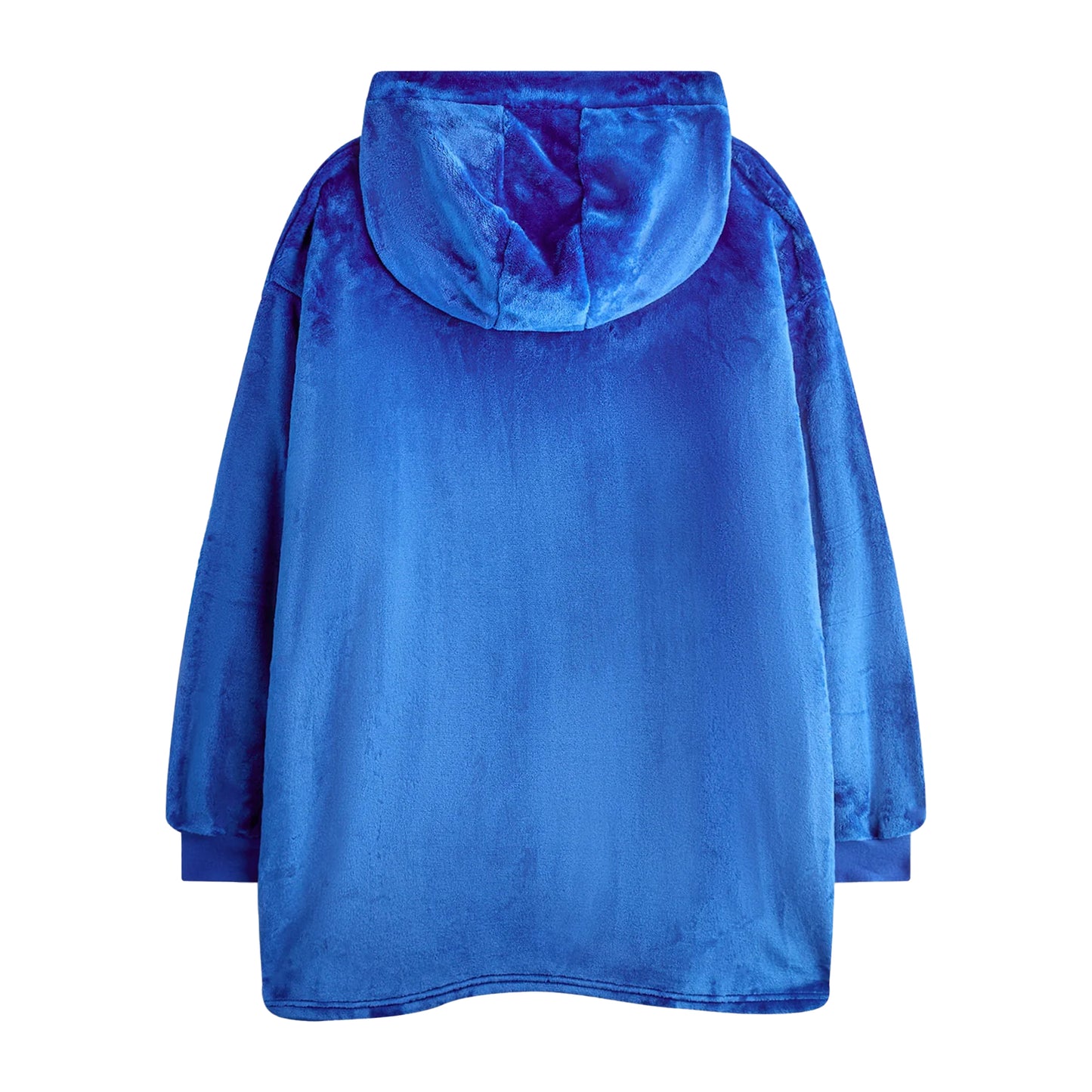 Blue - Back - England FA Boys Football Blanket Hoodie