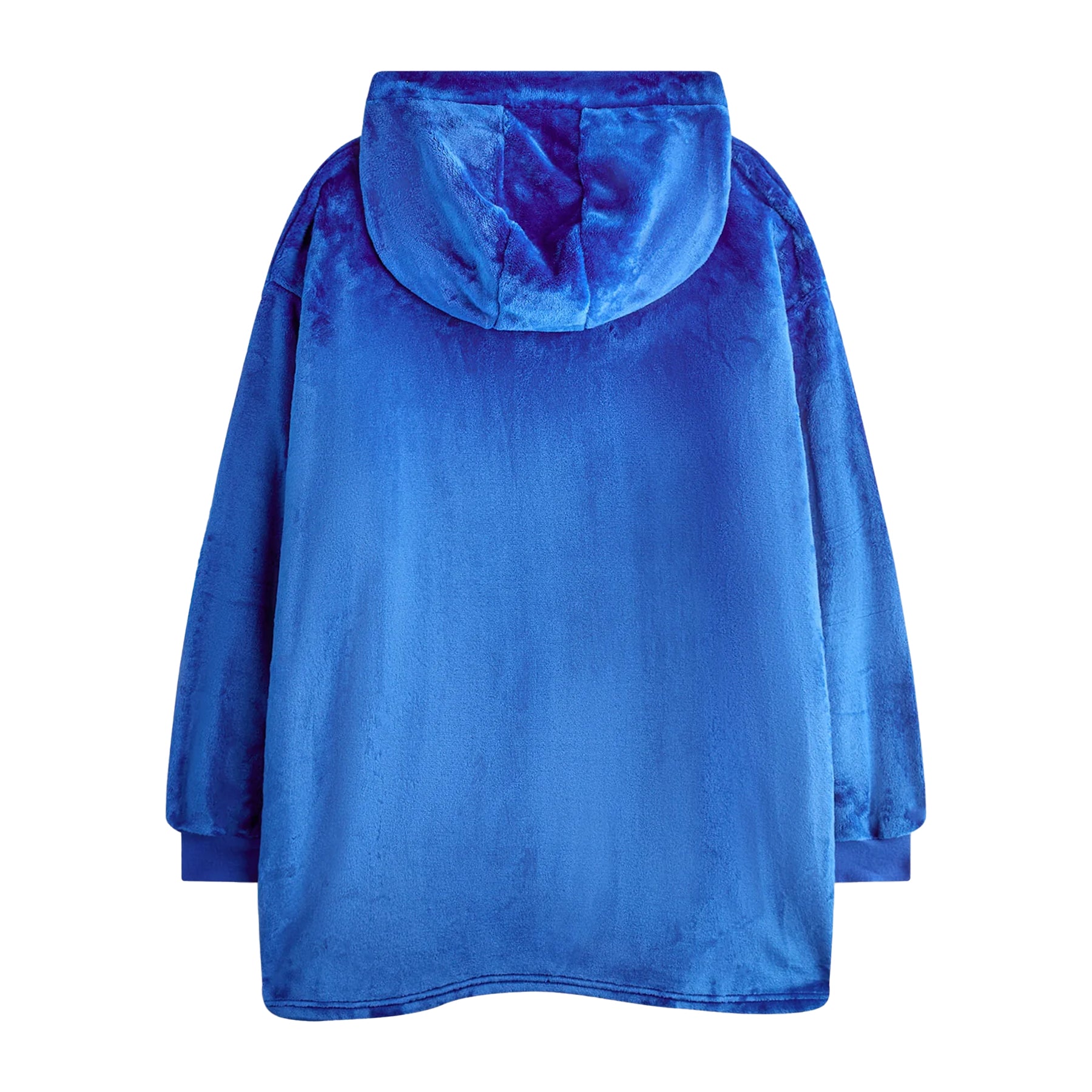 Blue - Back - England FA Boys Football Blanket Hoodie