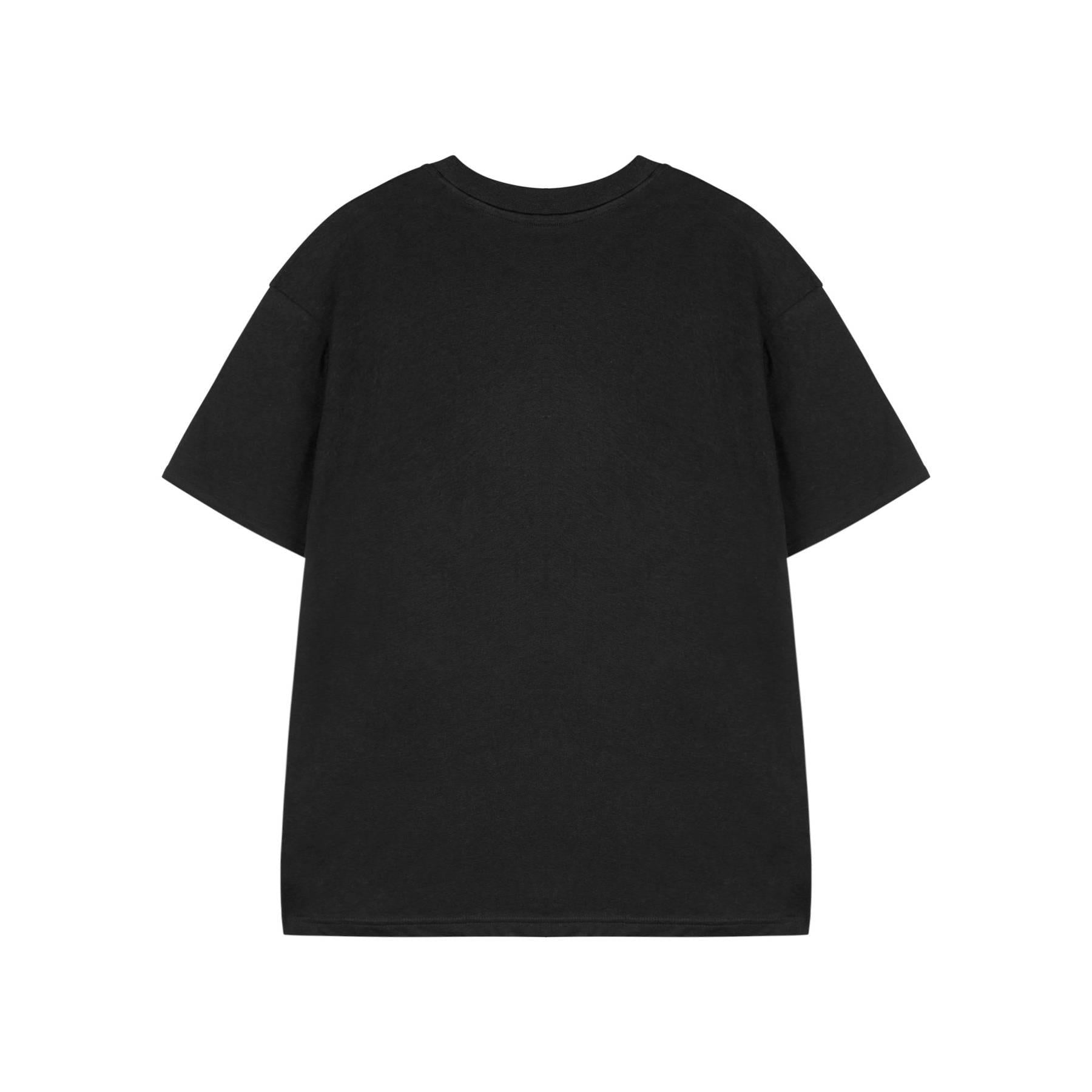 Black - Back - Hello Kitty Girls Kuromi Heart Short-Sleeved T-Shirt