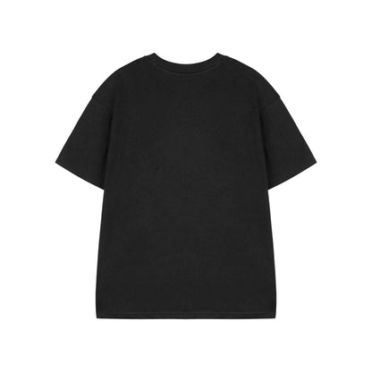 Black - Back - Hello Kitty Girls Kuromi Heart Short-Sleeved T-Shirt