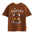 Brown - Front - The Gruffalo Childrens-Kids Big Face Short-Sleeved T-Shirt