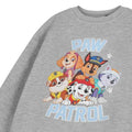 Grey - Side - Paw Patrol Childrens-Kids Collegiate Sweatshirt