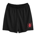 Red-Black - Side - Spider-Man Boys Face Short Pyjama Set