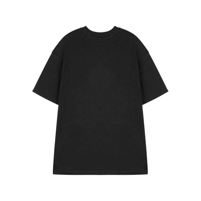 Black - Back - Red Hot Chilli Peppers Unisex Adult Logo Short-Sleeved T-Shirt