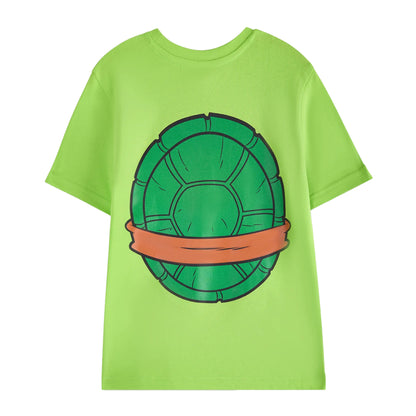Green - Back - Teenage Mutant Ninja Turtles Mens Short-Sleeved Cosplay T-Shirt